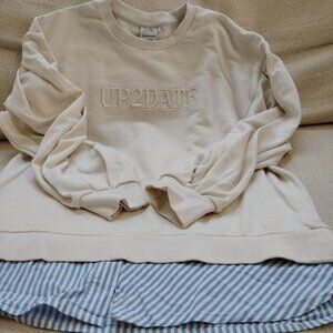 Primigi Girls Cream Sweat Top